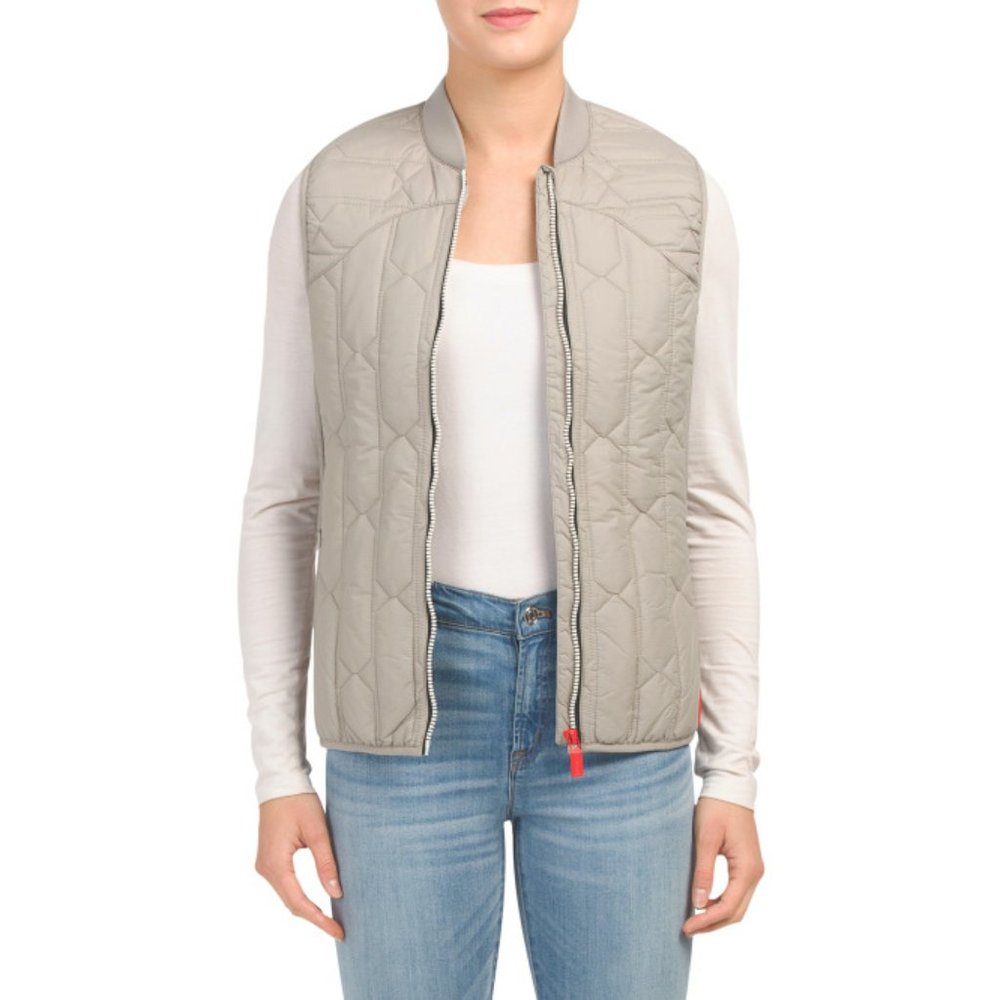 EUC Hunter Women's Original Midlayer Gilet Vest in Putty - Size Small